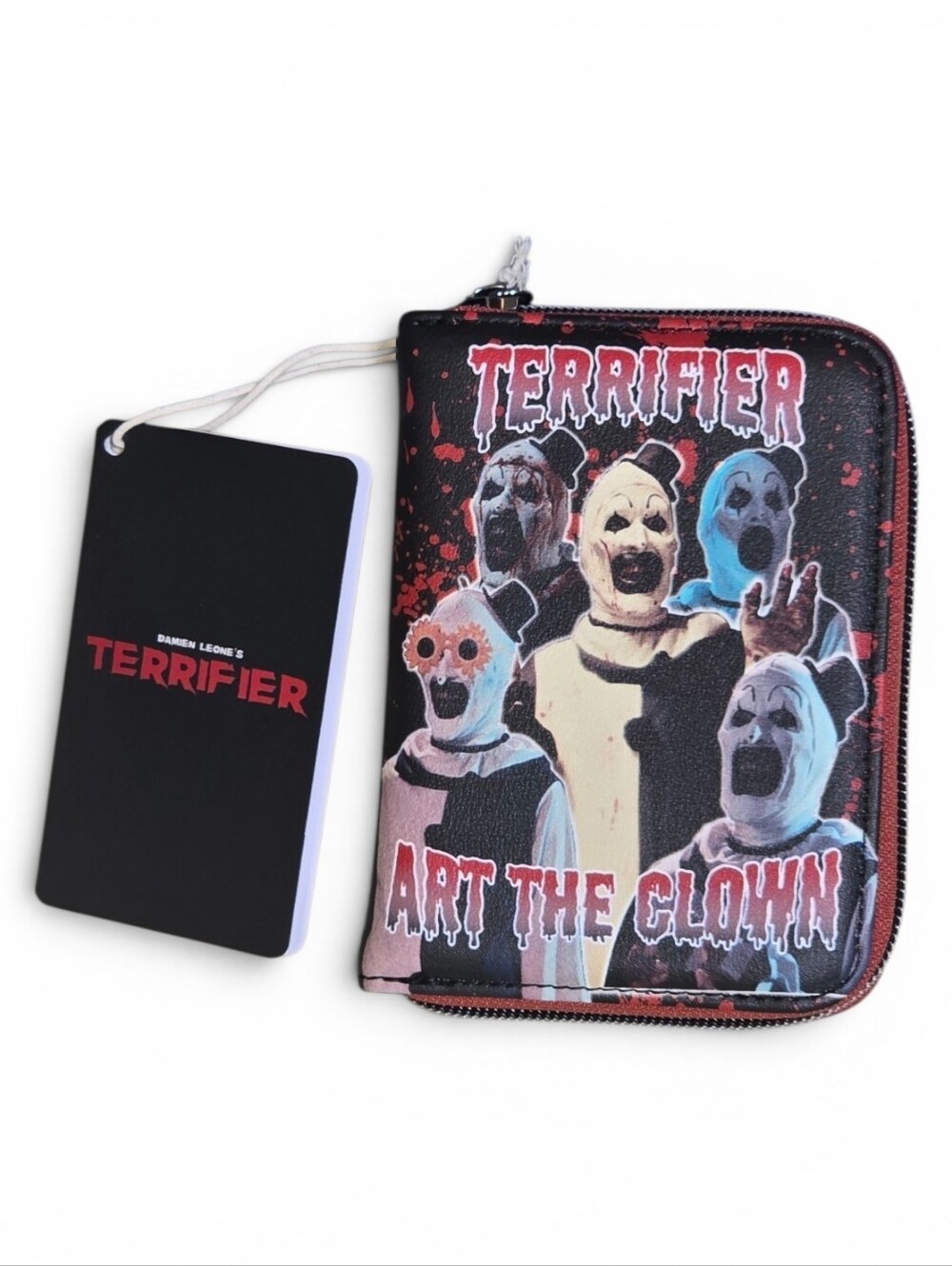 Loungefly Terrifier Art the Clown Splatter Mini Zipper Wallet Horror Nwt